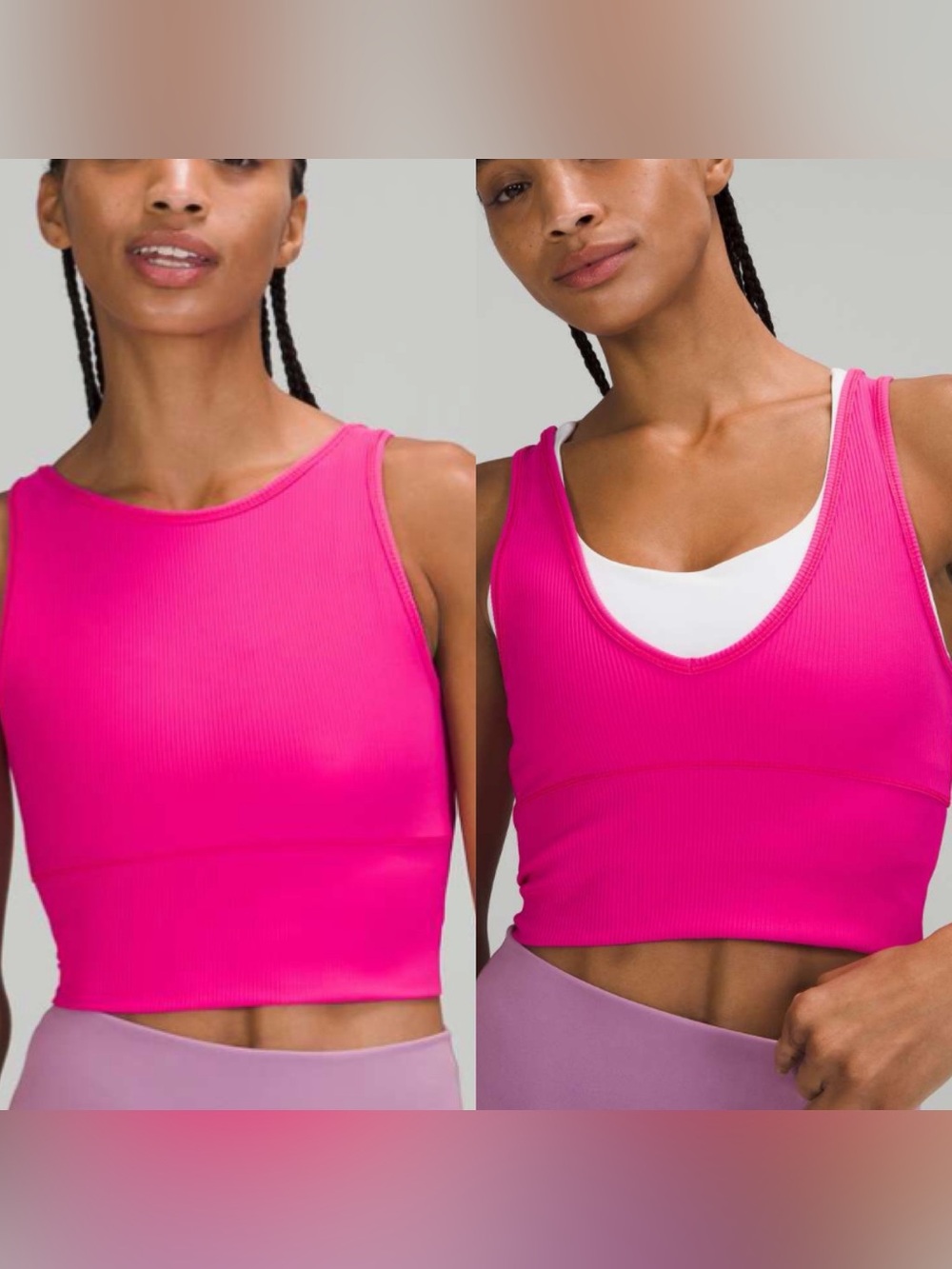 Lululemon Power Pivot Ribbed Tank Top - Picture 1 of 9